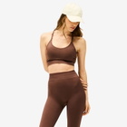 Represent Women's Seamless Low Impact Bra Top in Mocha