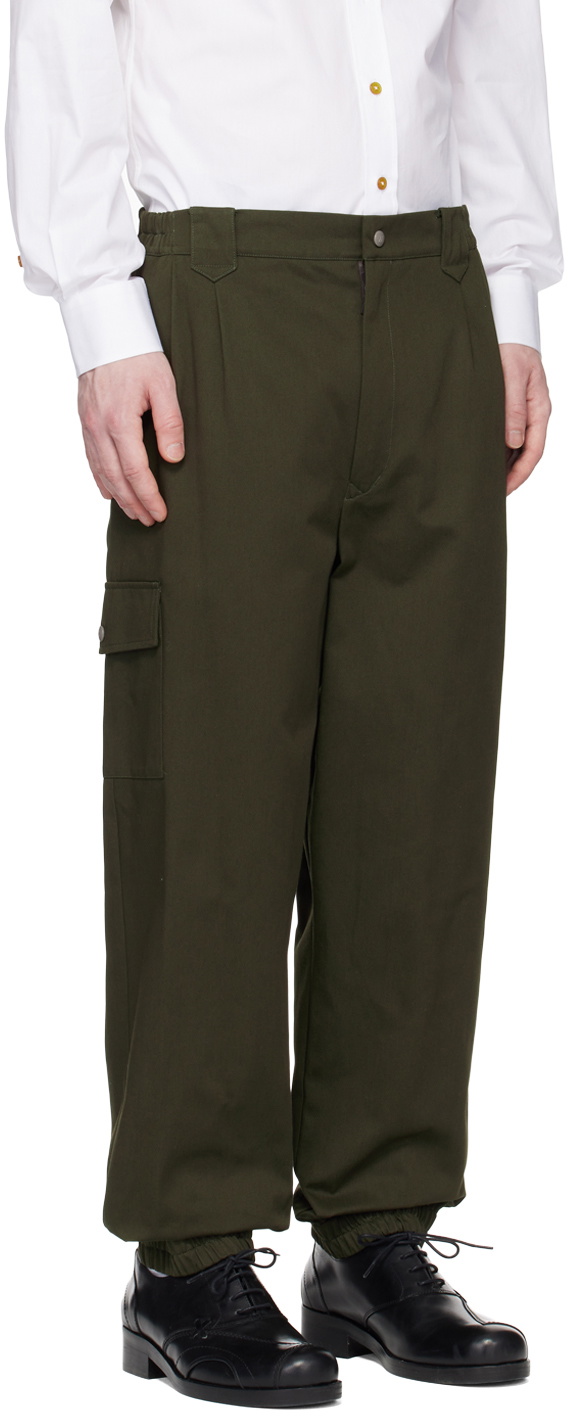 Vivienne Westwood カーゴパンツ カーキ Vivienne Westwood Khaki Back Door Combat Cargo Pants Vivienne Westwood