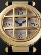 Cartier - Pasha de Cartier Grille Automatic 41mm 18-Karat Gold and Alligator Watch, Ref. No. WGPA0019