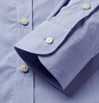 De Bonne Facture - Slim-Fit Cotton-Poplin Shirt - Blue