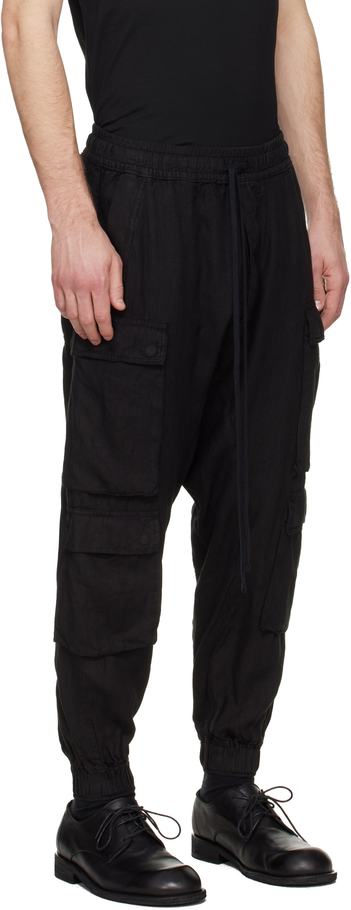 thom/krom Black M P 46 Cargo Pants