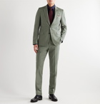 Paul Smith - Wool and Mohair-Blend Suit Trousers - Green