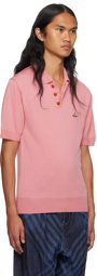 Vivienne Westwood Pink Embroidered Polo