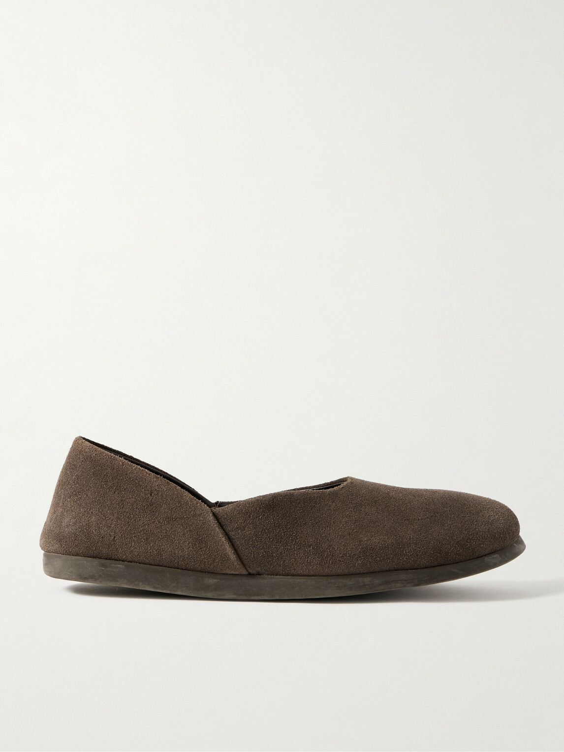 Stòffa - Suede Slippers - Brown