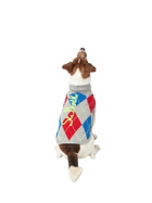 MC2 Saint Barth Dog Sweater With Argyle Print