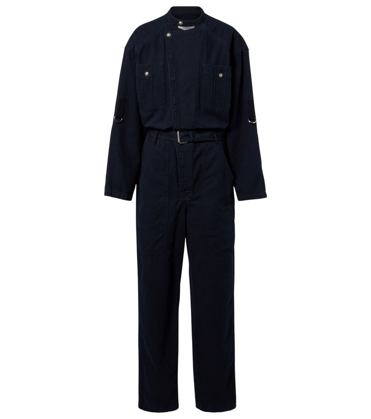 adidas LOTTA VOLKOVA Navy Zip Jumpsuit adidas LOTTA