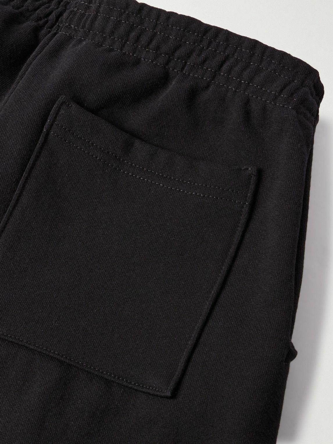 Stray Rats - Miami Tapered Logo-Print Cotton-Jersey Sweatpants - Black