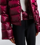 Perfect Moment Polar Flare cropped down ski jacket