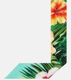 Dolce&Gabbana Floral silk twill scarf