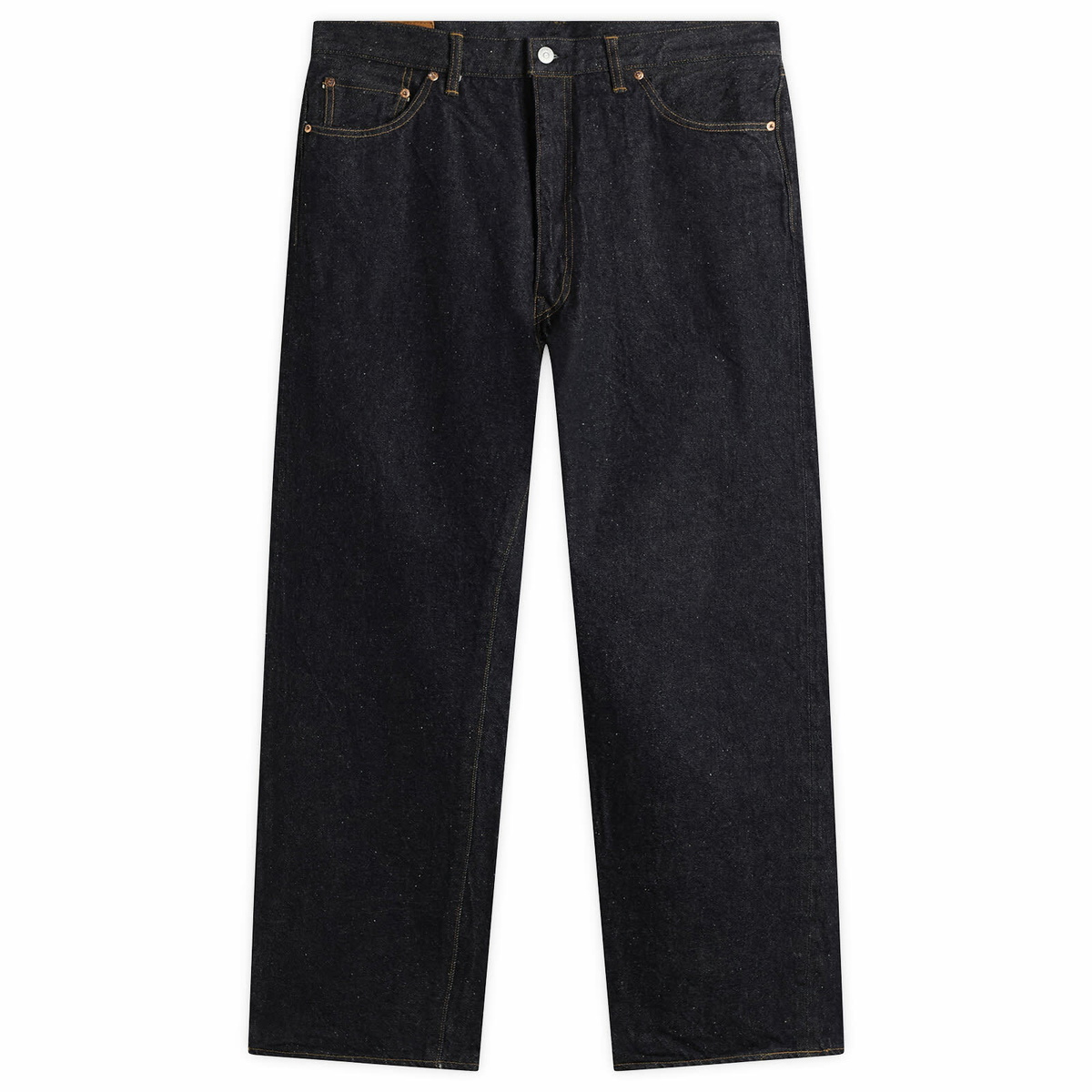 Kaptain Sunshine Men's Indigo Wash Denim Straight Leg Jeans in Indigo One Wash
