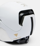 Bogner Logo leather-trimmed ski helmet