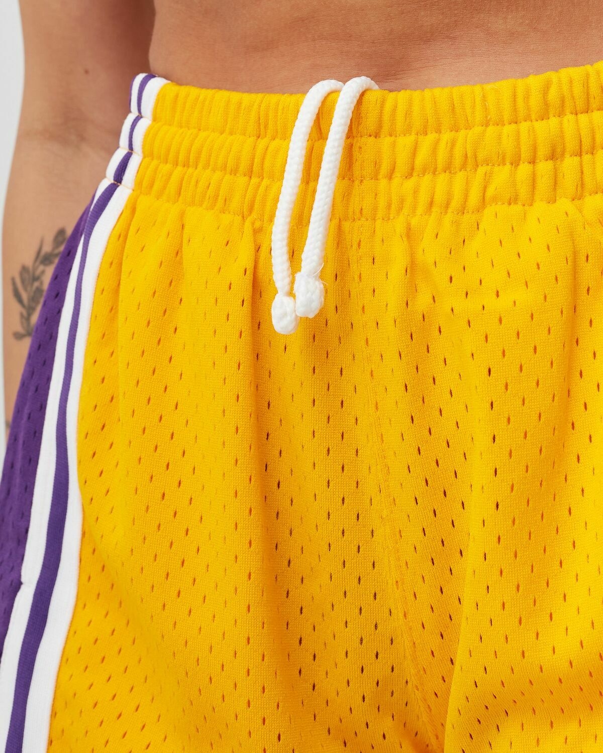 Mitchell & Ness Nba Jump Shot Shorts Los Angeles Lakers Yellow - Womens - Sport & Team Shorts