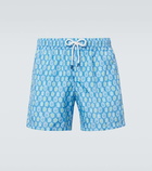Fedeli Madeira printed swim trunks