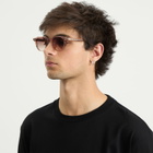 Lunetterie Générale Enfant Terrible Sunglasses in Terra Crystal/Champagne 
