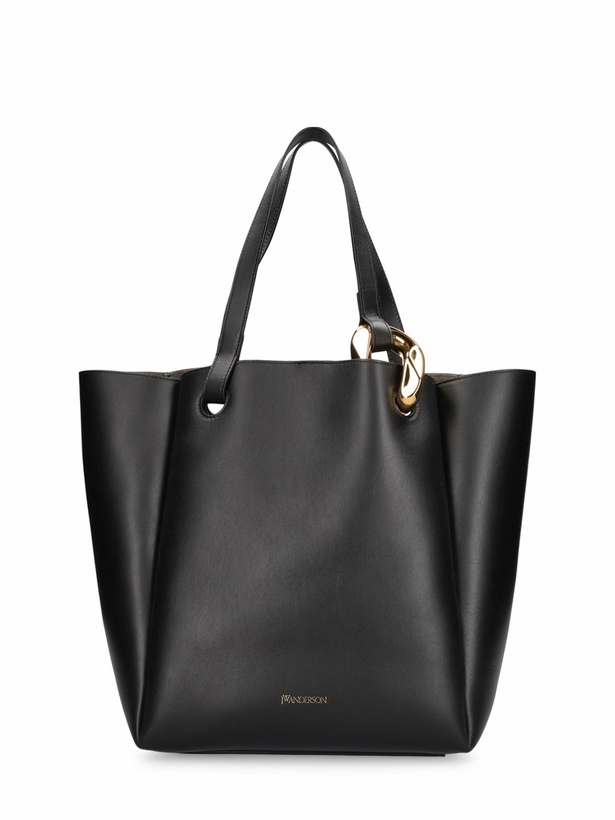 Photo: JW ANDERSON - Chain Cabas Soft Semi-shiny Leather Bag