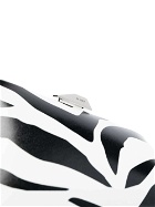 THE ATTICO - Midnight Zebra Pattern Leather Clutch Bag