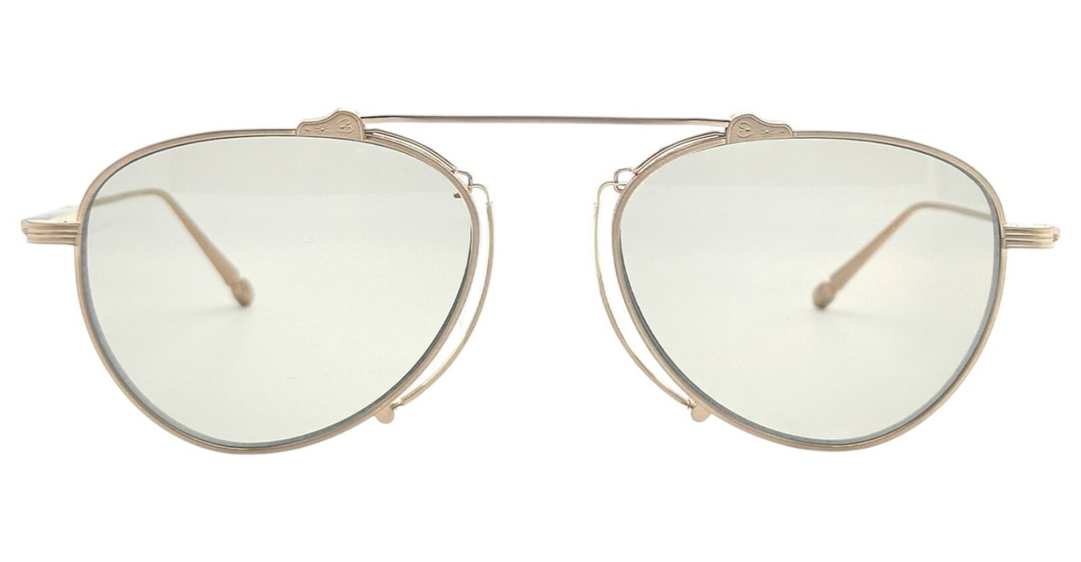 サングラス MATSUDA Matsuda - M3132 - MATTE GOLD PLATED Matsuda Official | M3132 Panto Sunglasses - Hand Made in Japan