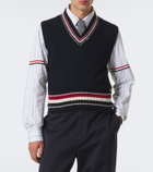 Thom Browne Wool and mohair sweater vest