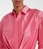 Rebecca Vallance Maple belted gathered shirt dress