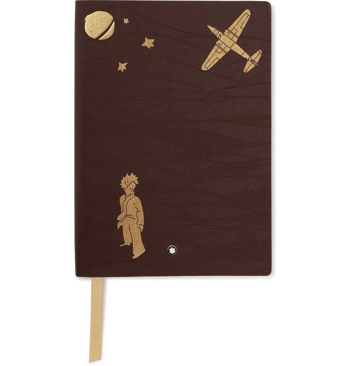 Photo: Montblanc - #146 Le Petit Prince Leather Notebook - Brown