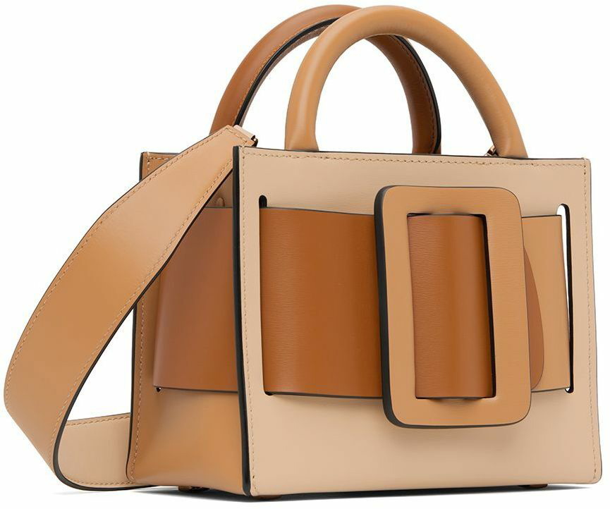 Buy Boyy Tan Bobby 23 Leather Buckle Bag - Beach At 26% Off