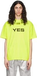 VTMNTS Yellow 'Yes/No' T-Shirt
