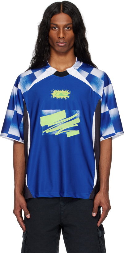 Photo: le PÈRE Blue Torn Jersey