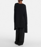 Calvin Klein Collection Cotton, silk, and cashmere sweater
