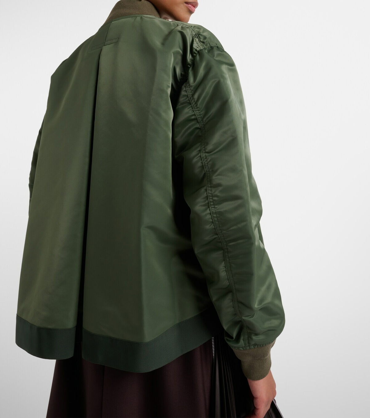 Sacai Technical twill bomber jacket