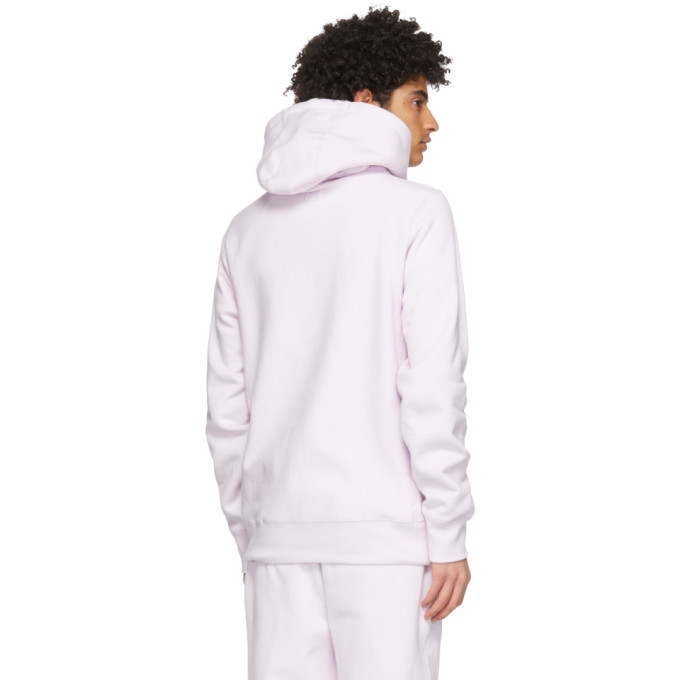 Nike men's sportswear club fleece hoodie lavender mist hot sale