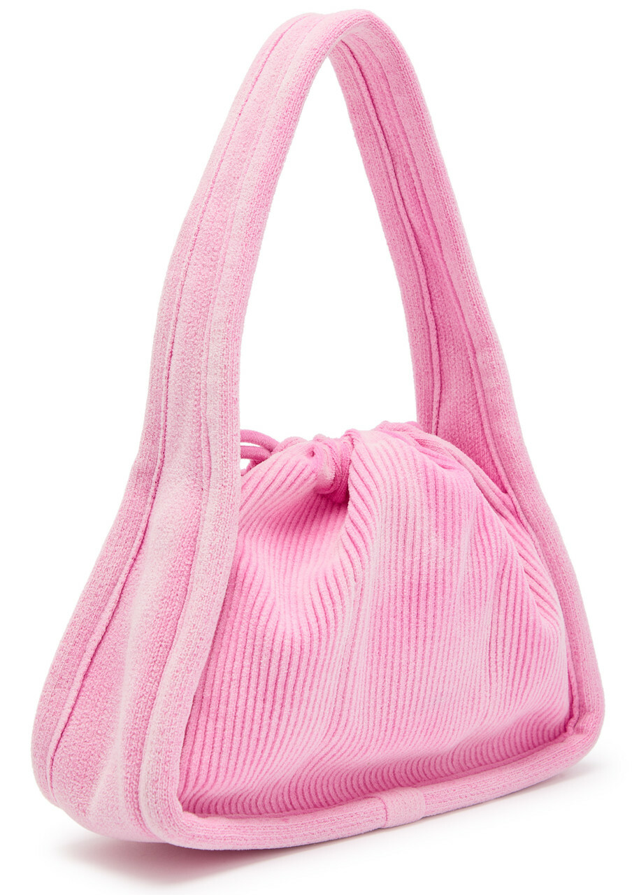 Alexander Wang Ryan Ribbed-knit top Handle bag - Pink - One Size