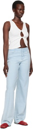 Christopher Esber Blue Deconstruct Jeans