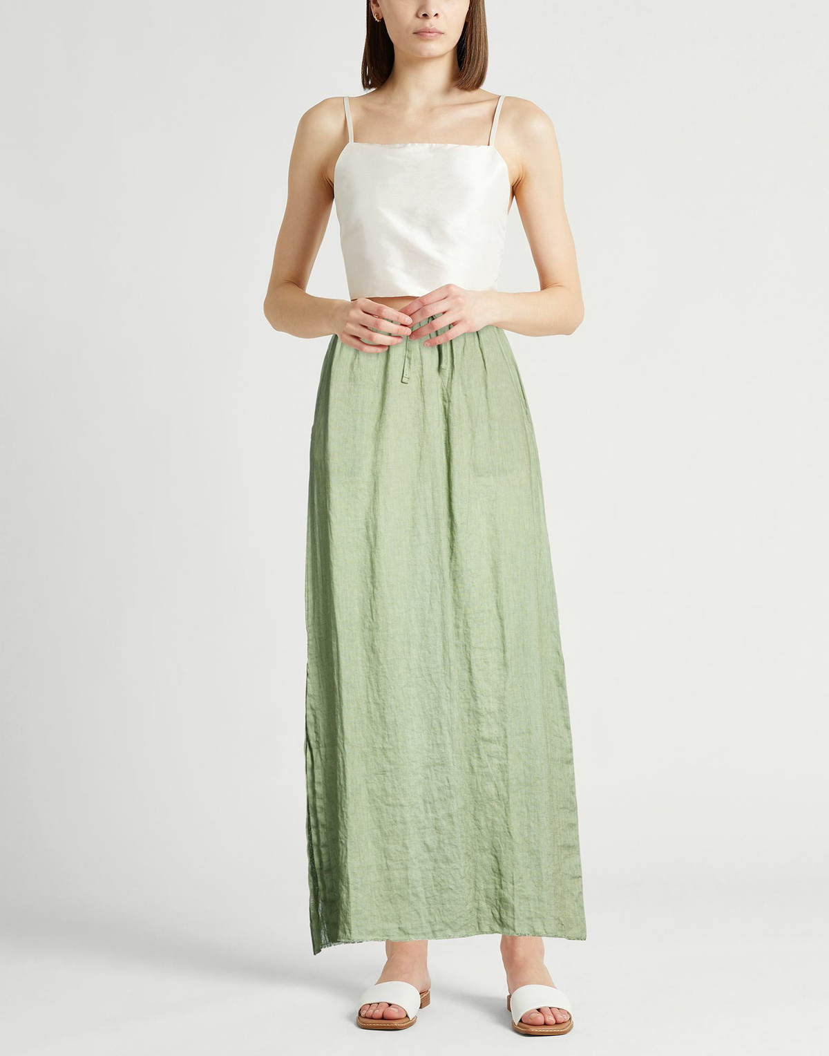 Crossley Womens Maxi skirt in Sage green