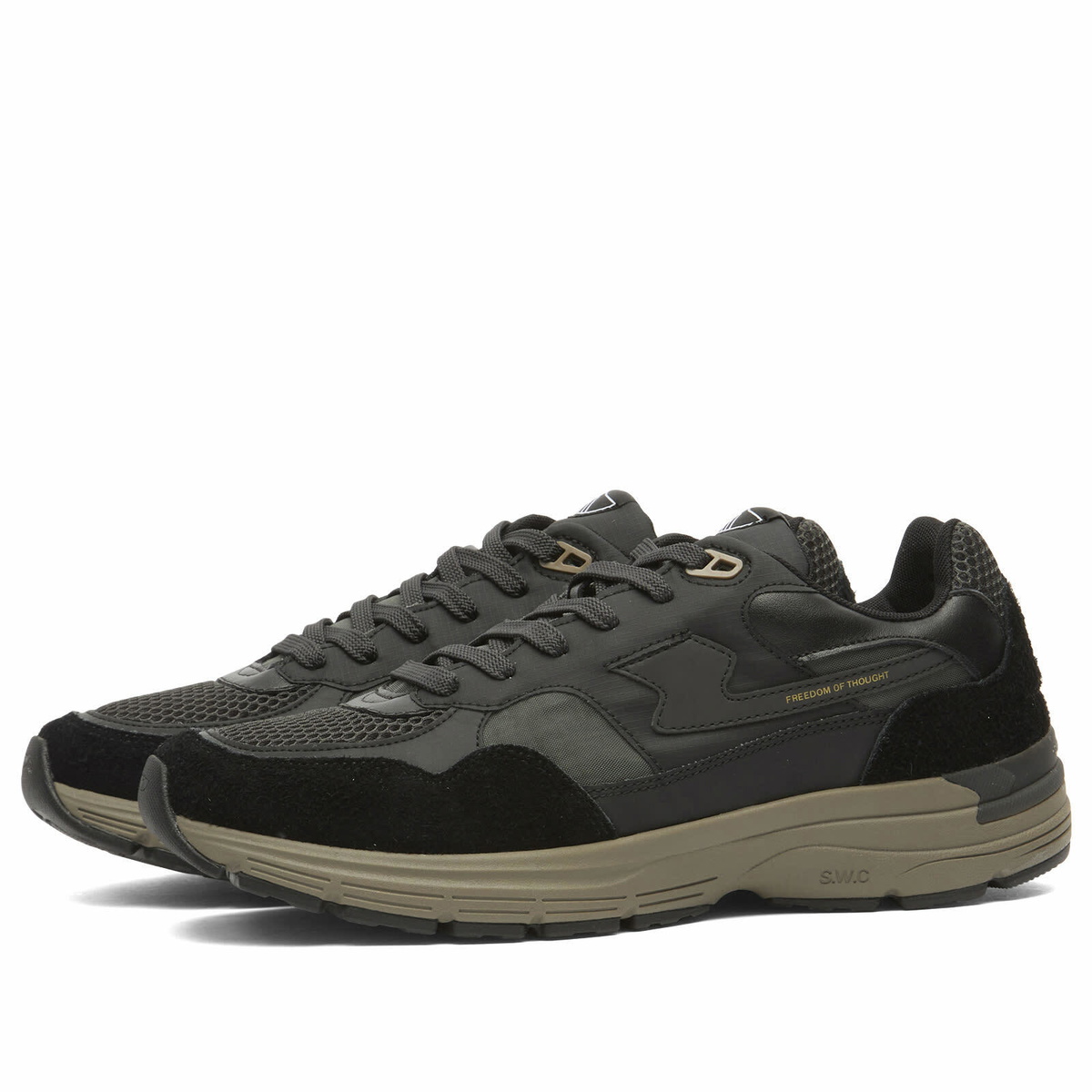 Stepney Workers Club Men's Amiel S-Strike in Black Black