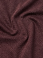 Loro Piana - Valpiana Silk and Cotton-Blend Polo Shirt - Brown