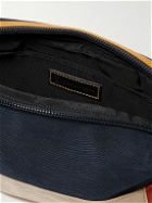 Master-Piece - Link Leather-Trimmed Colour-Block Nylon-Twill Belt Bag
