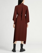 Manila Grace Womens Maxi dress Chocolate in Brown