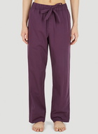 Drawstring Sleep Pants in Purple