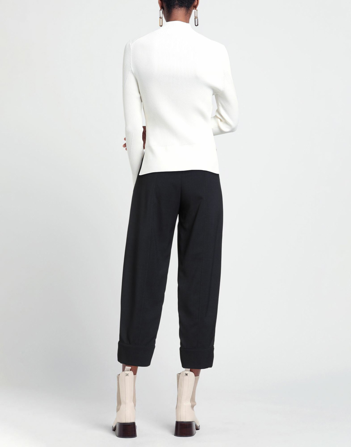 Alessia Santi Womens Pants in Navy