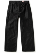 Danton - Straight-Leg Cotton-Twill Trousers - Black