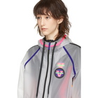 Versace Underwear Transparent Logo Patch Jacket