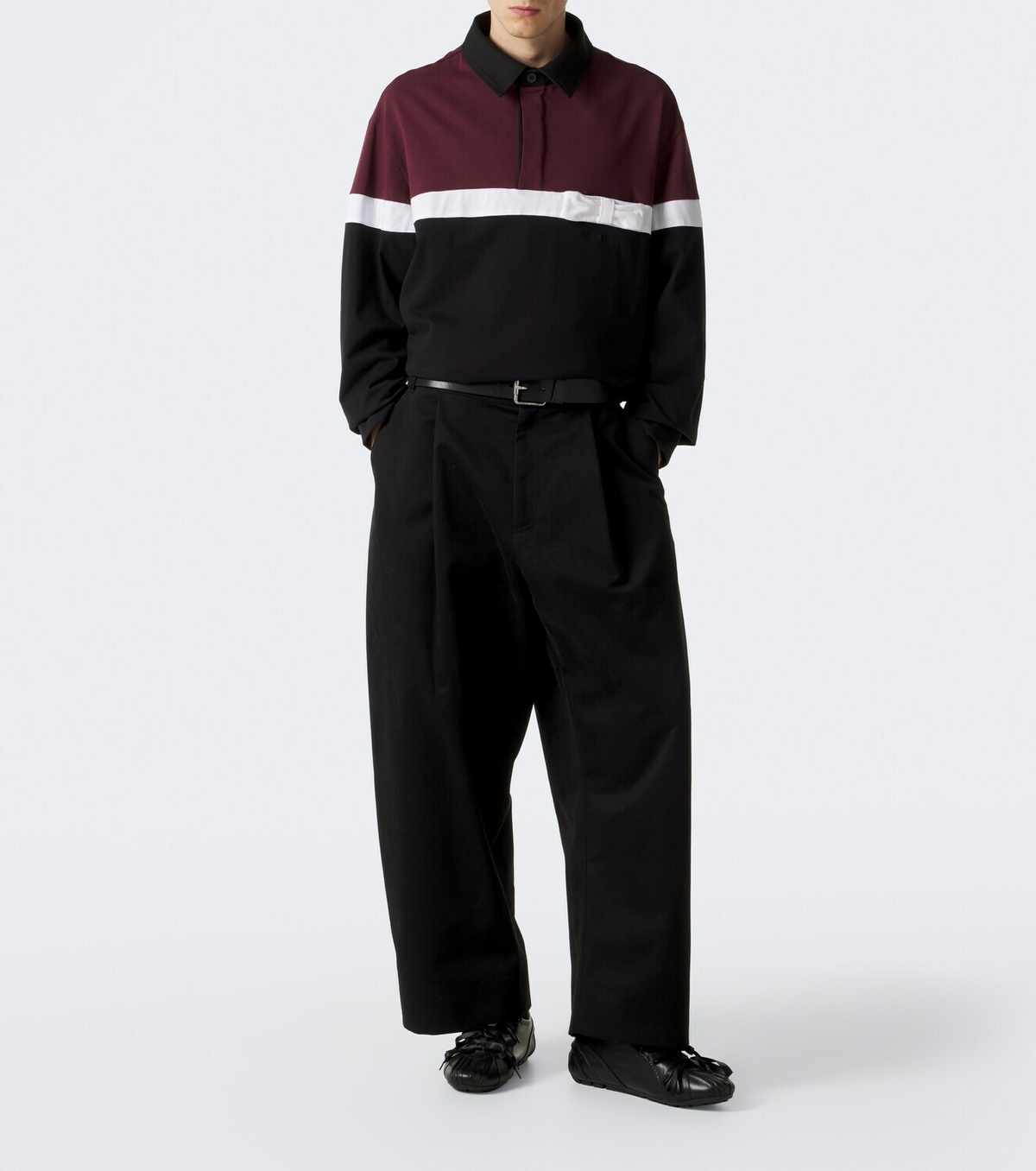 Simone Rocha Bow-detail cotton polo shirt