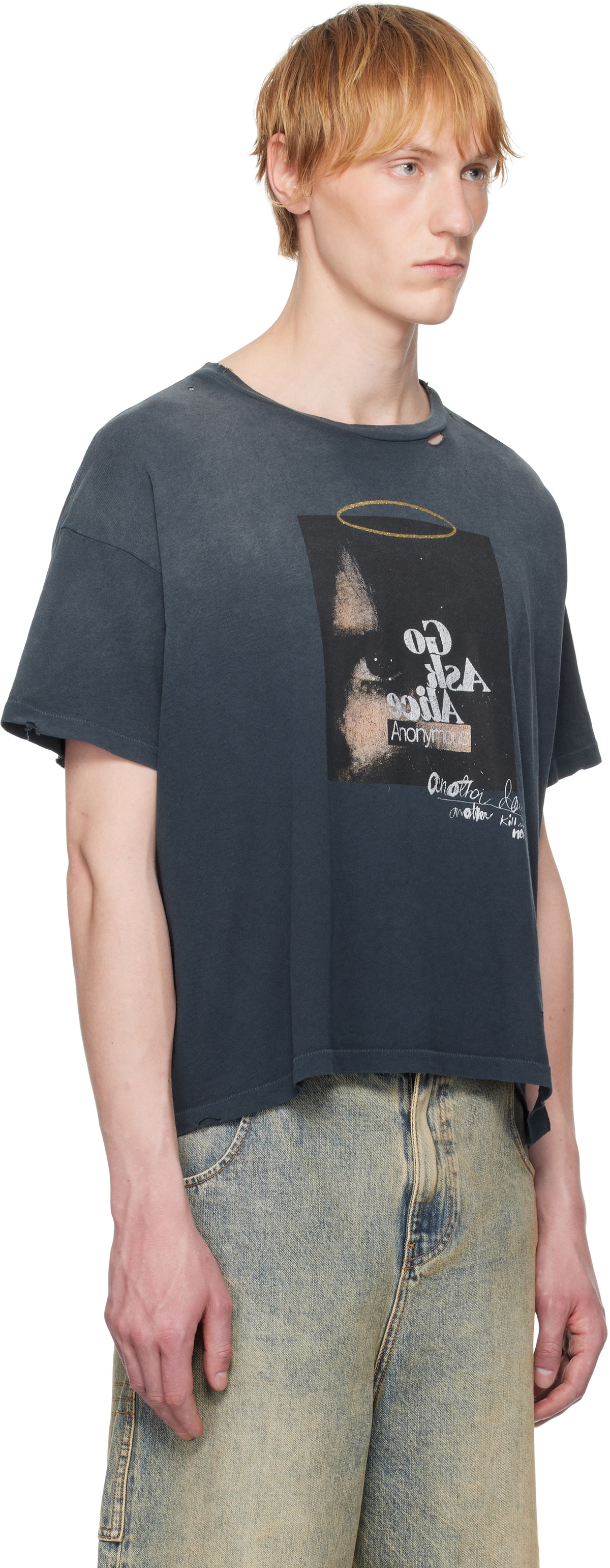 PALY Navy 'Ask Alice' T-shirt