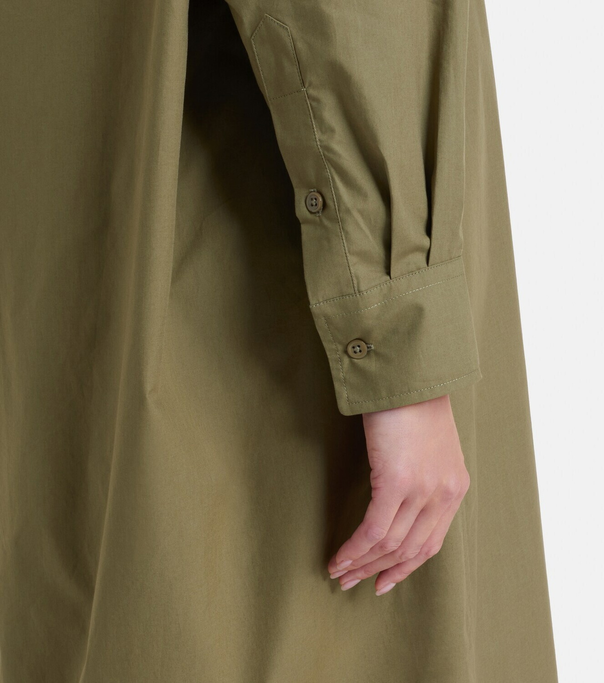 The Frankie Shop Bloom cotton poplin shirt dress