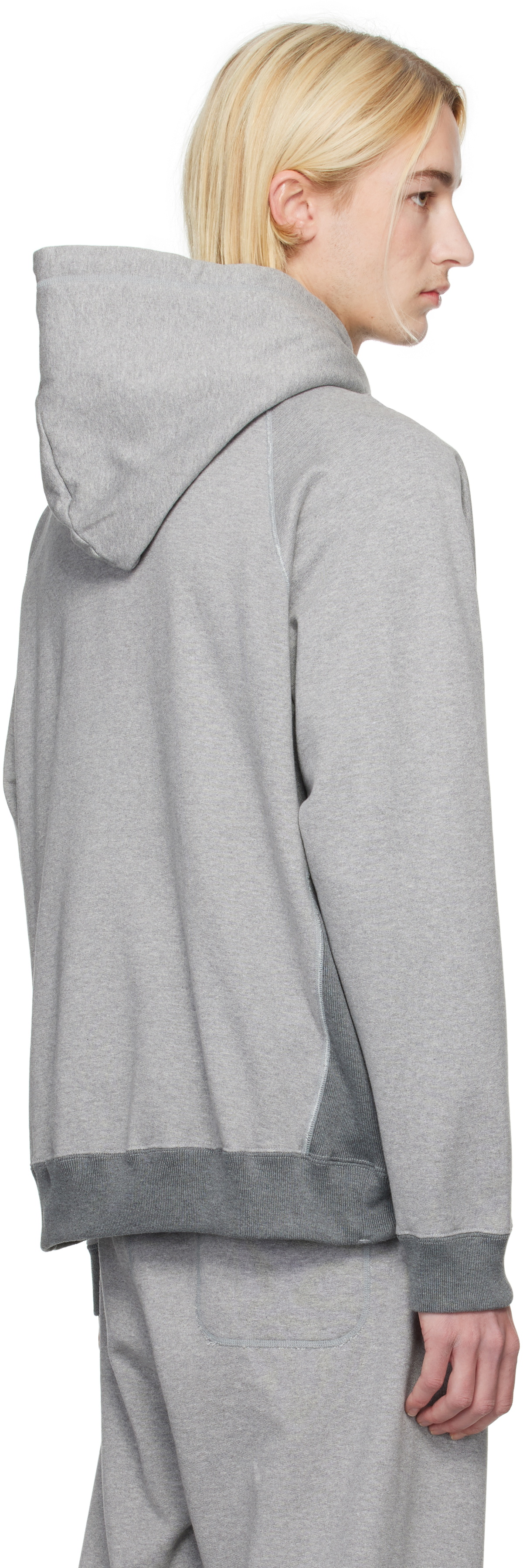 nanamica Gray Pullover Sweat Hoodie