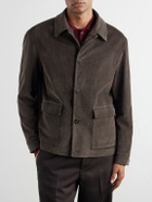 Boglioli - Cotton-Blend Corduroy Overshirt - Brown