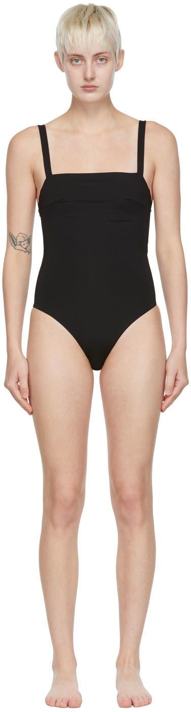 ASCENO Black Palma One Piece Swimsuit