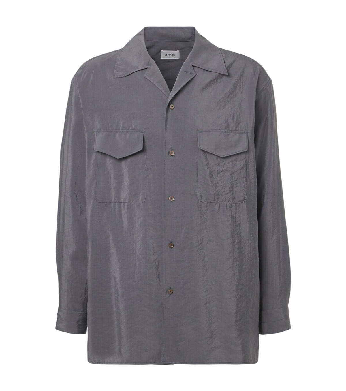 LEMAIRE Gray Light Tailored Overshirt Lemaire