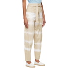 Stella McCartney Brown Tie-Dye Bamboo Safari Trousers