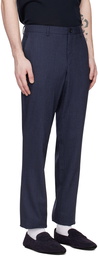 PS by Paul Smith Blue Check Trousers